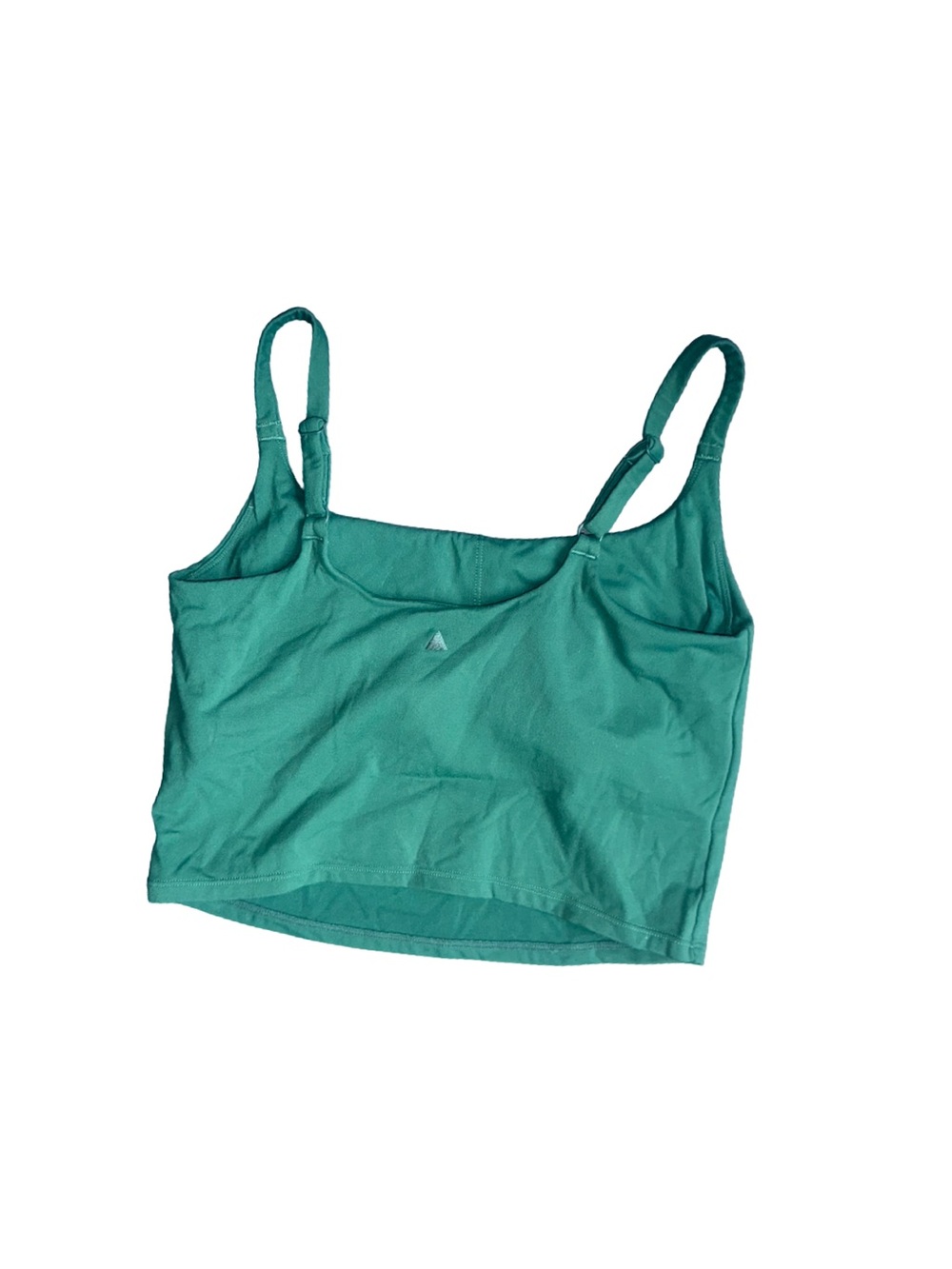 Balance Athletica tank top built in sport bra size medium in green